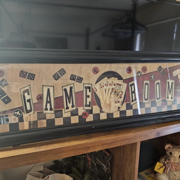 Wall Decor Vintage Game Room Sign Game Room Rules Sign Poshmark